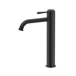 Meca Heritage Tall Basin Mixer Black - BM-4-TALL-BLK