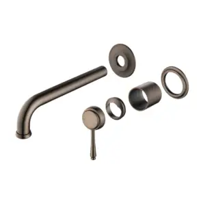Meca Heritage Wall Spout Combo Trim Kit Only Dusk Bronze - WB-4-2P-DB-TK