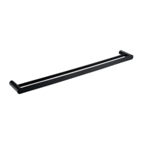 Vetto Double Towel Rail 600mm Black - IS1712B