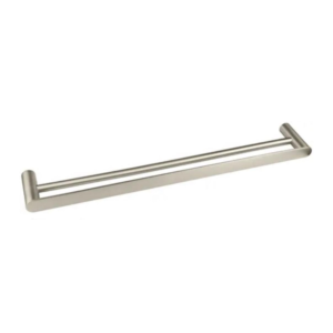 Vetto Double Towel Rail 600mm Brushed Nickel - IS1712BN