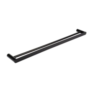 Vetto Double Towel Rail 750mm Black - IS1714B