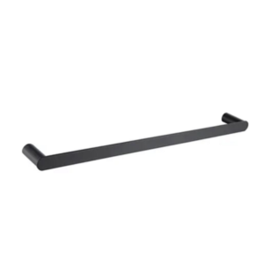 Vetto Single Towel Rail 600mm Black - IS1711B