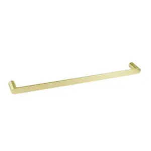 Vetto Single Towel Rail 600mm Brushed Gold - IS1711BG
