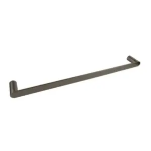 Vetto Single Towel Rail 600mm Gun Metal - IS1711GM