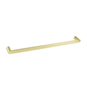 Vetto Single Towel Rail 750mm Brushed Gold - IS1713BG