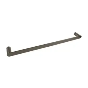 Vetto Single Towel Rail 750mm Gun Metal - IS1713GM