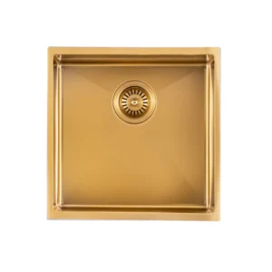 Handmade Stainless Steel Sink Gold - PPS-450G