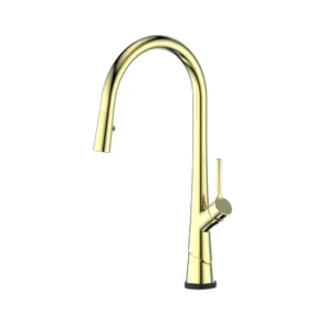 Lustro Kontact Pull-Down Sink Mixer Brushed Brass - LF19580254BB
