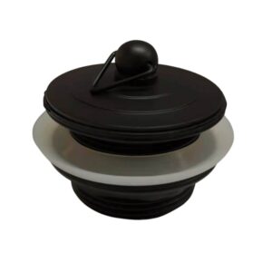 Premium Bath Plug Waste 40mm Matte Black - BL102