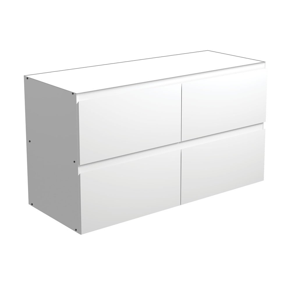 Amato 1200mm Wall Hung Cabinet With Solid Panels