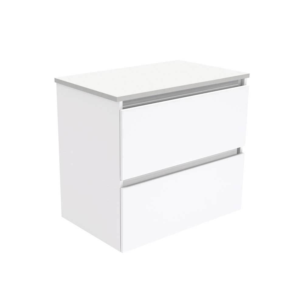 Amato 750mm Wall Hung Cabinet With Solid Panels - Image 4