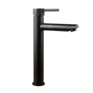 Aquaperla Pino Round Tall Basin mixer – Black