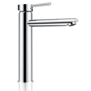 Aquaperla Pino Round Tall Basin mixer – Chrome