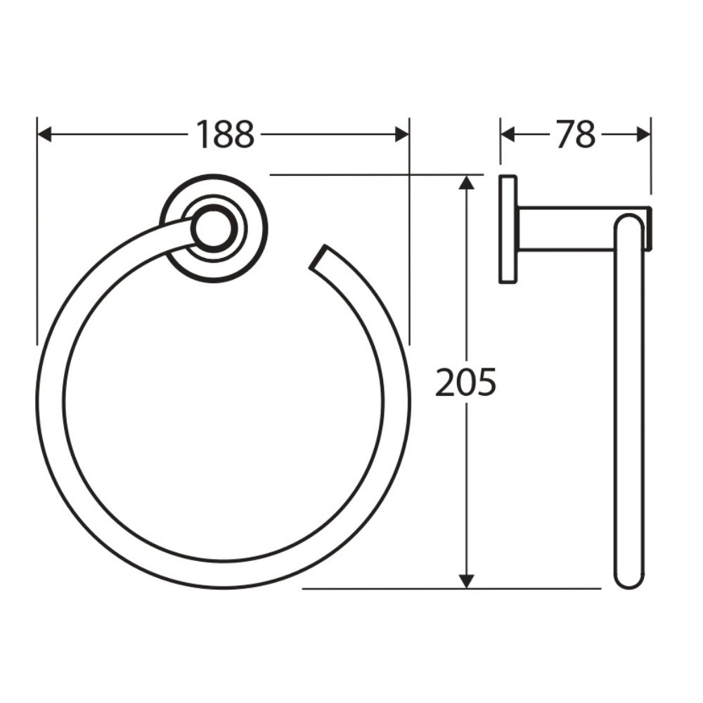 Axle Hand Towel Ring - Image 4