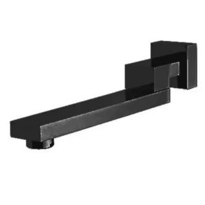 Bath Spout with Plate Black – BTT3109