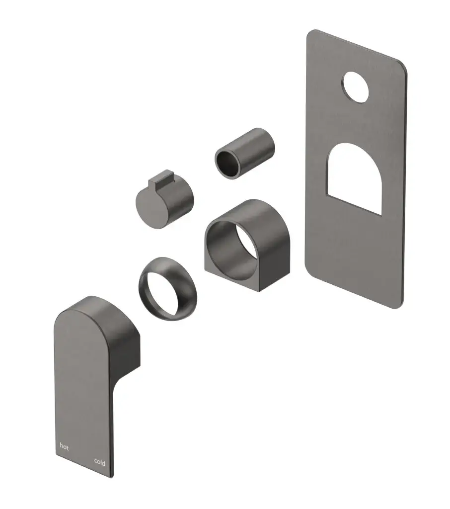 Bellavista Beki Shower Mixer Diverter - Gun Metal - Image 4