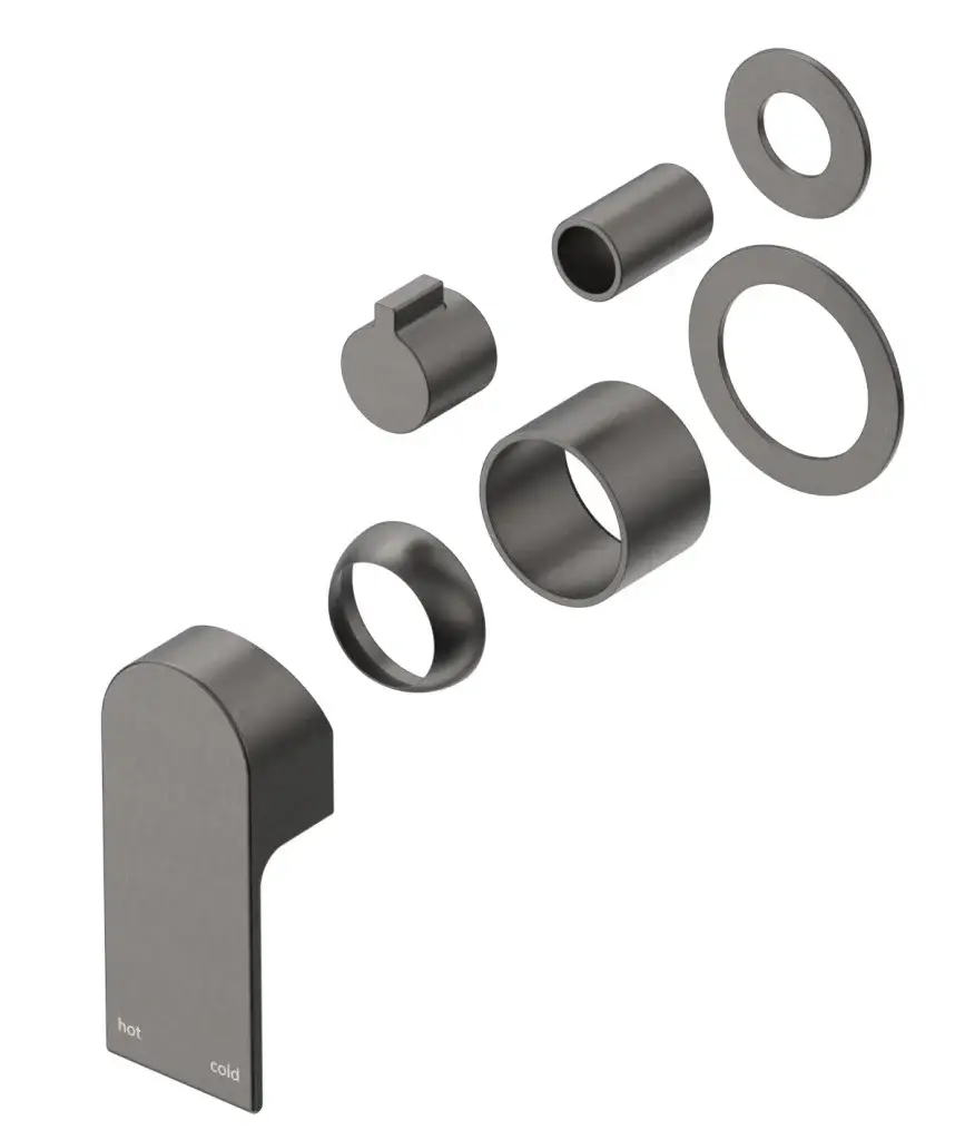 Bellavista Eleniko Shower Mixer Diverter - Gun Metal - Image 4