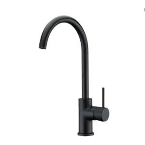 Bellavista Hali Gooseneck Sink Mixer – Black