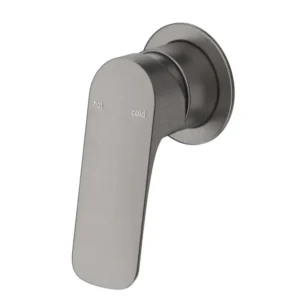Bellavista Kaza Shower Mixer Round Plate – Gun Metal