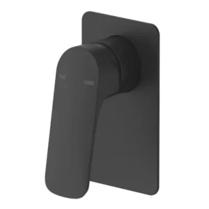 Bellavista Kaza Shower Mixer Square Plate – Black