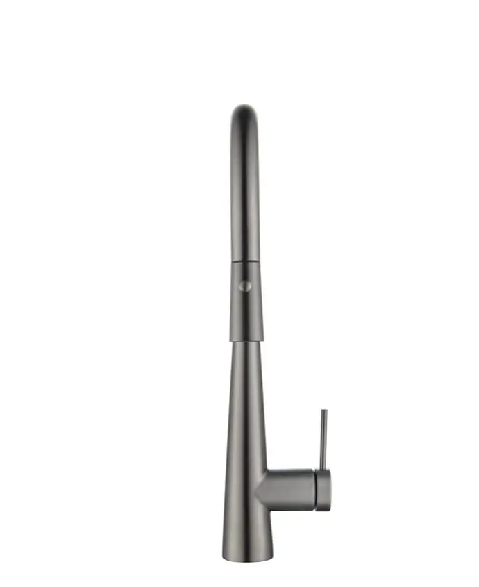 Bellavista Mica Pull Out Cone Sink Mixer - Gun Meta - Image 4