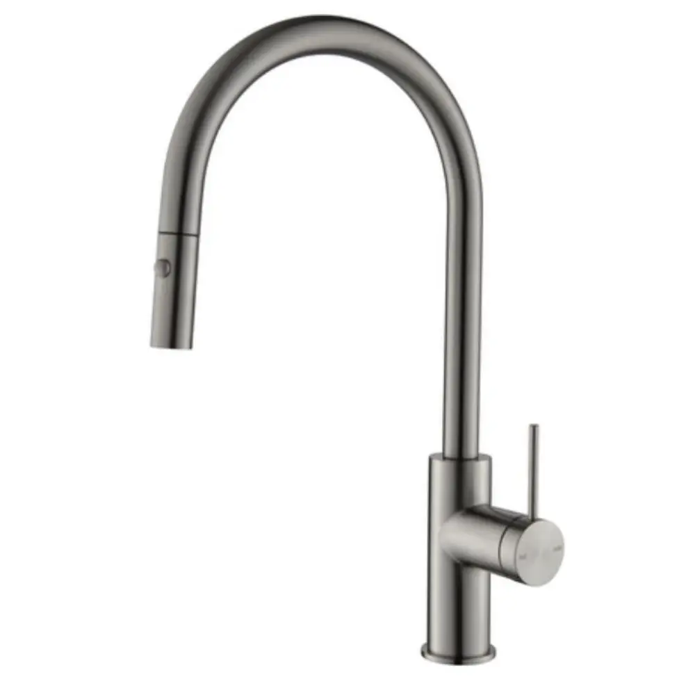 Bellavista Mica Pull Out Sink Mixer - Gun Metal