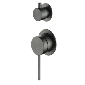 Bellavista Mica Shower Mixer Diverter 2P – Gun Metal