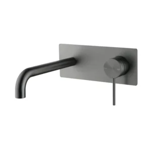 Bellavista Mica Wall Spout Combo Curved Spout 1P – Gun Metal