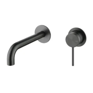 Bellavista Mica Wall Spout Combo Curved Spout 2P – Gun Metal