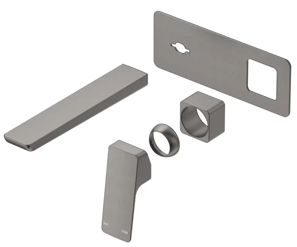 Bellavista Tiago Wall Spout Combo - Gun Metal - Image 4