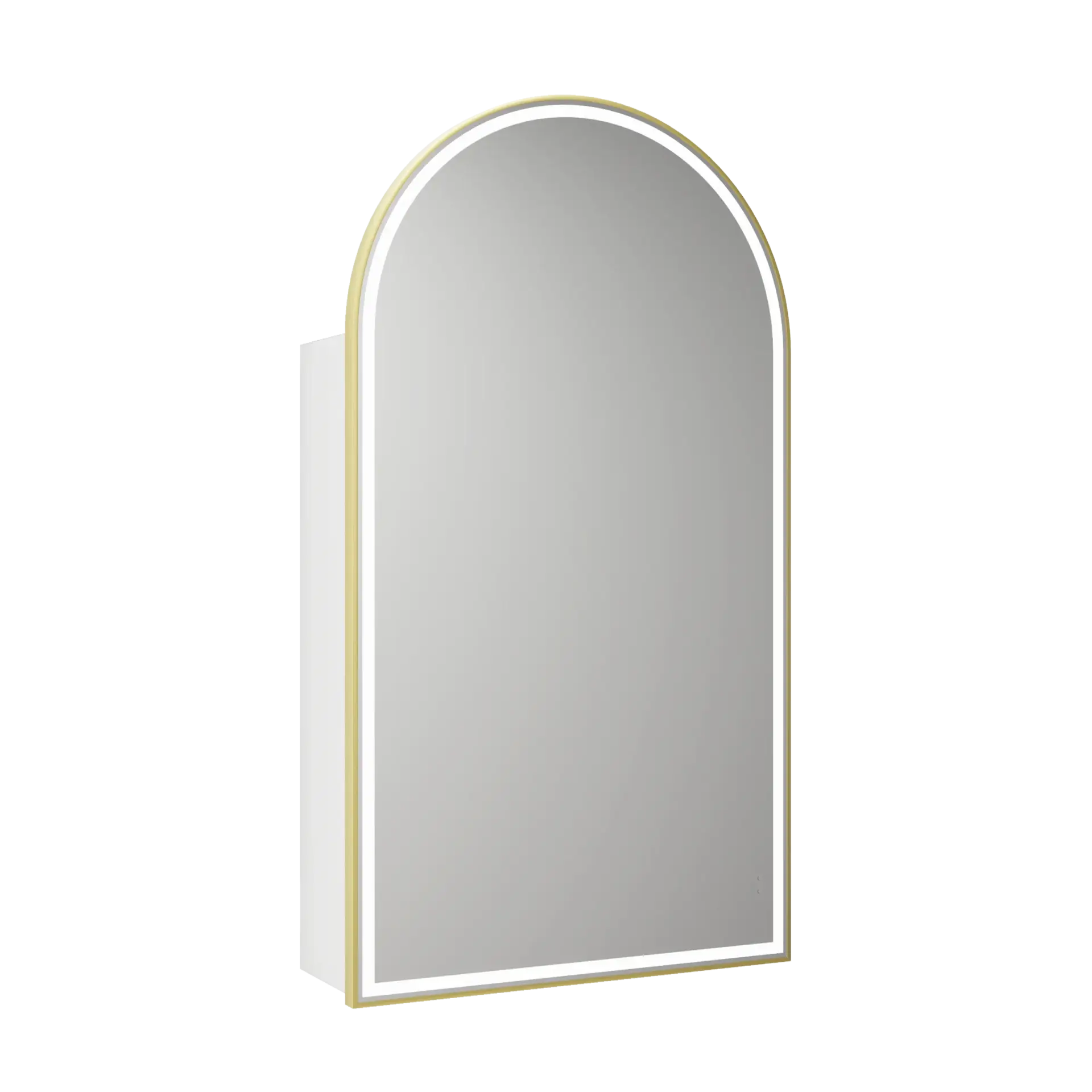 Crystal LED Shaving Cabinets – Brushed Gold - Image 2