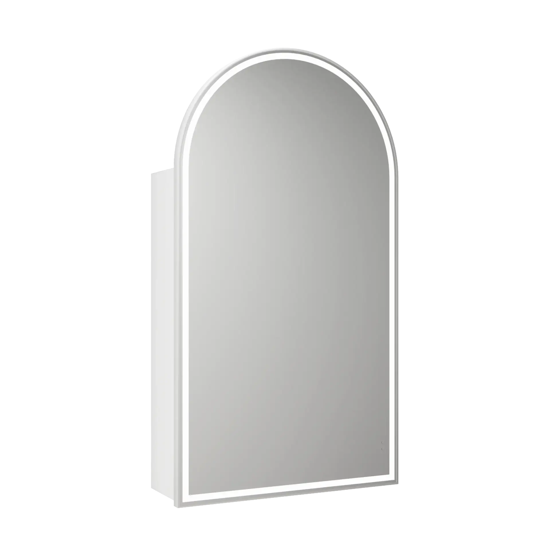 Crystal LED Shaving Cabinets – Brushed Nickel - Image 2