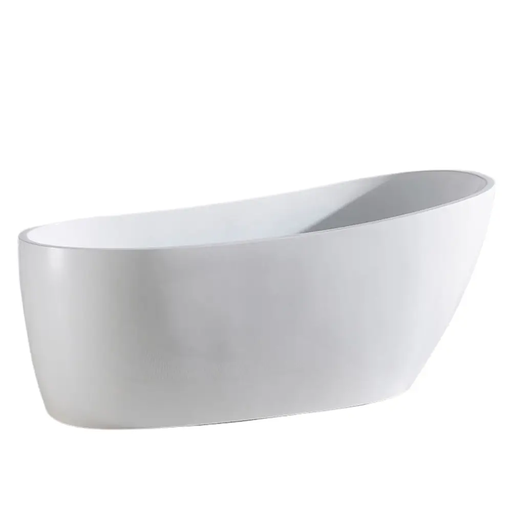 Dublin Freestanding Bathtub BTD1500 - White - Image 2