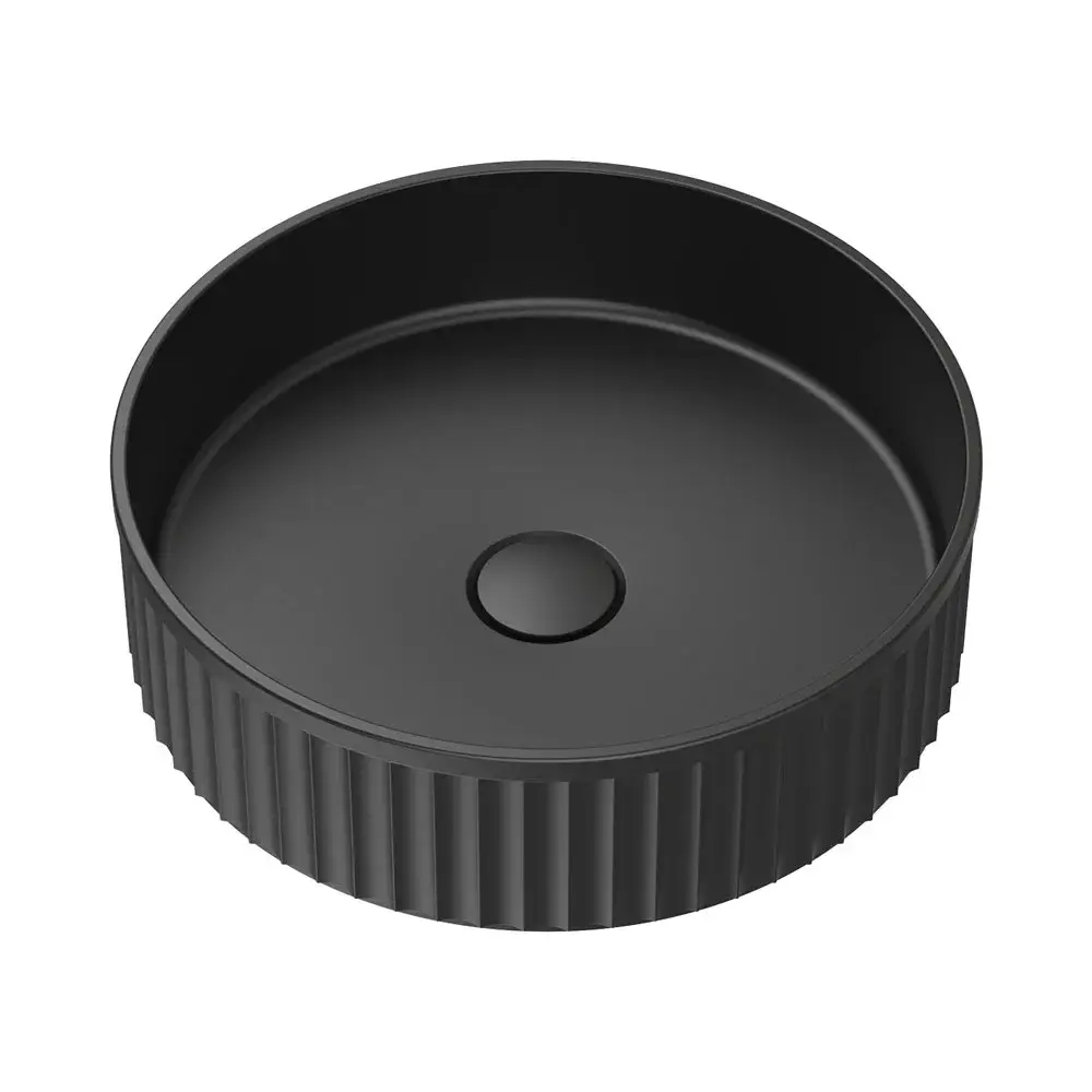Feinza Minka Round Above Counter Basin - Matte Black