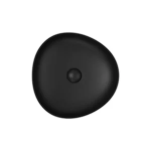 Feinza Pebble Small Above Counter Basin – Matte Black