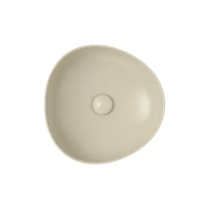 Feinza Pebble Small Above Counter Basin – Matte Khaki