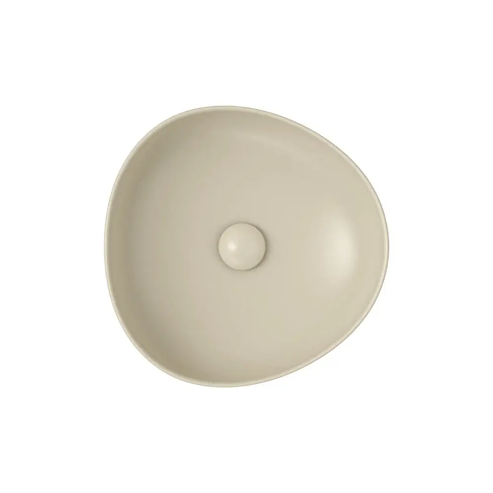 Feinza Pebble Small Above Counter Basin - Matte Khaki