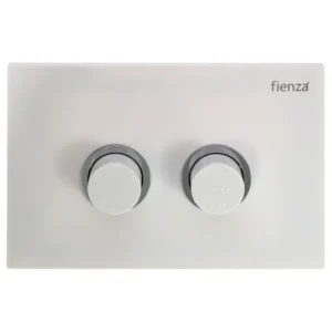 Feinza R&T Raised Care Flush Buttons – Gloss White