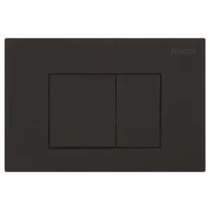 Feinza R&T Square Flush Buttons – Matte Black