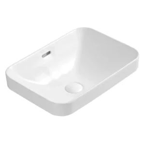 Ostar Semi Inset The Counter Basin – Gloss White Barlee