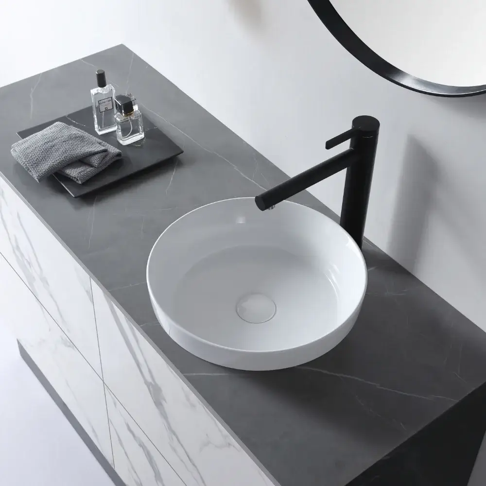Ostar Semi Inset The Counter Basin - Gloss White Gardinier - Image 2
