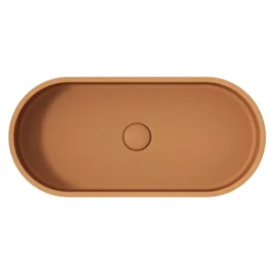 Fienza Jada Pill Concrete Above Counter Basin – Tuscan
