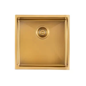 Handmade Stainless Steel Sink Gold – PPS-450G
