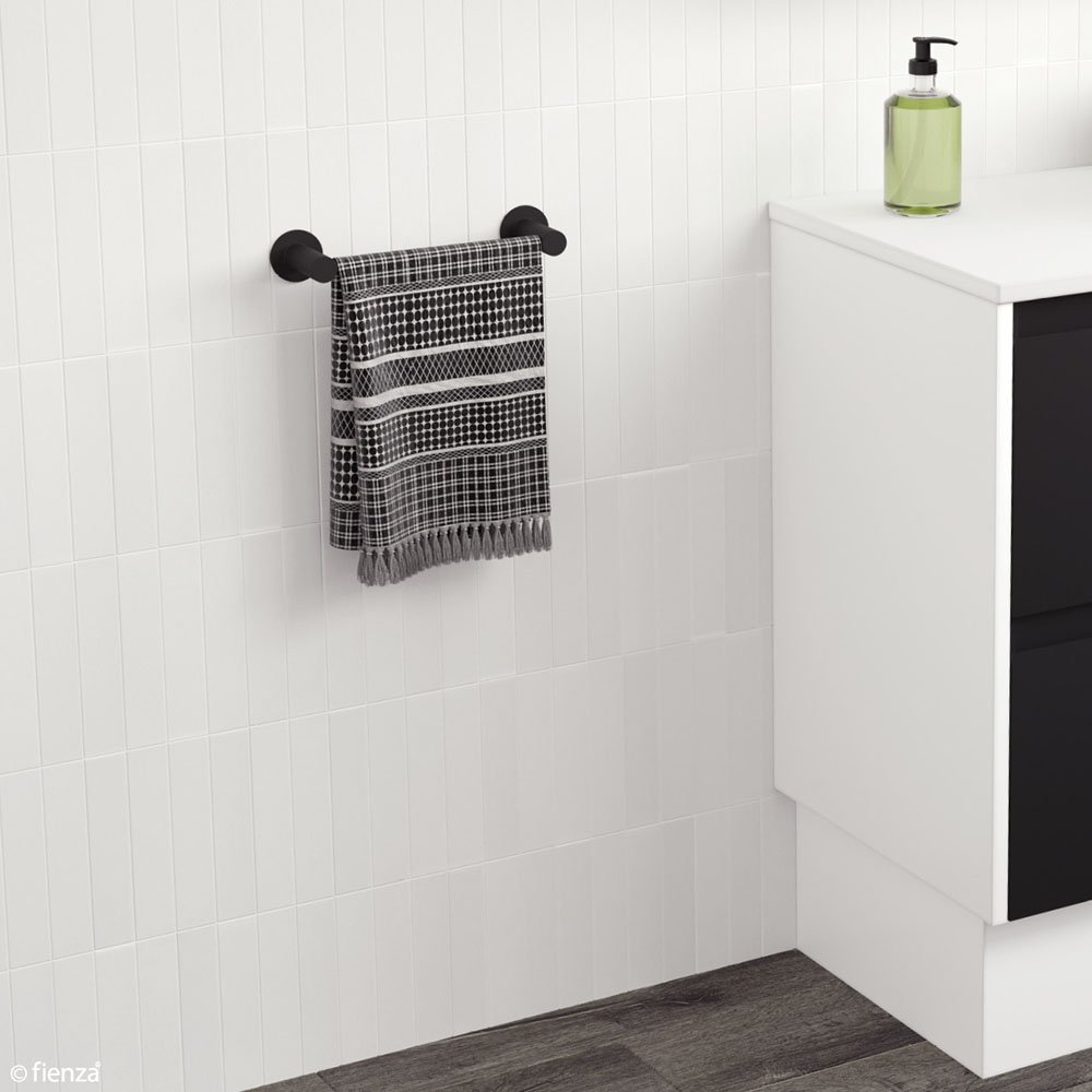 Hustle Hand Towel Holder, Matte Black - Image 5