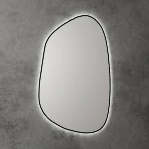 LED Mirror With Framed – Matte Black