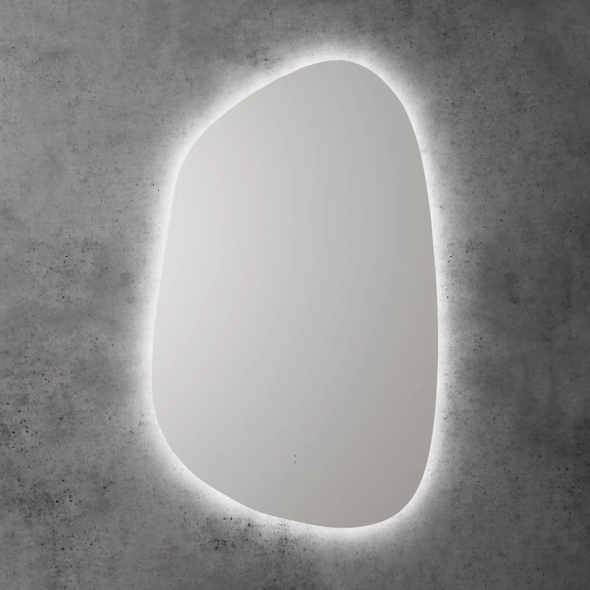 LED Mirror Without Framed - Matte White