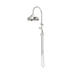 Meca Heritage Dual Shower Rail Brushed Nickel – DSH-4-1H-BN