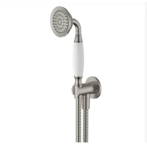 Modern National Bordeaux Hand Shower On Bracket – Brushed Nickel