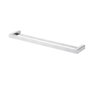 Nova Double Towel Rail 750mm NVA72BC – Brushed Chrome
