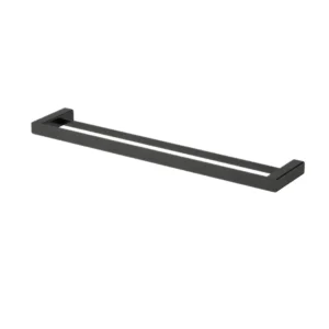 Nova Double Towel Rail 750mm NVA72BK – Black